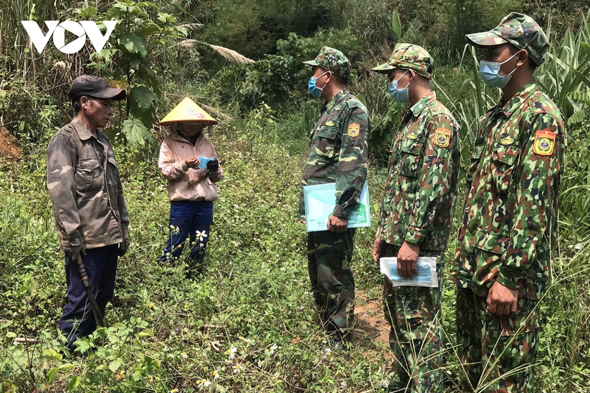 Lực lượng biên phòng Kon Tum tăng cường phòng, chống dịch COVID-19